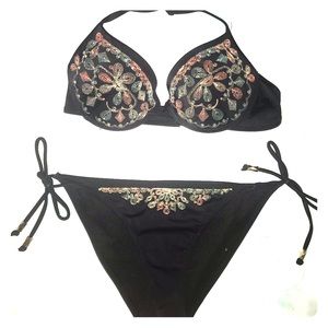 NEW Never worn h&m push up string bikini SET